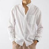 Bonsir New Long Sleeve Shirts Men's Fashion Fall Casual Shirts Men's Slim Fit
