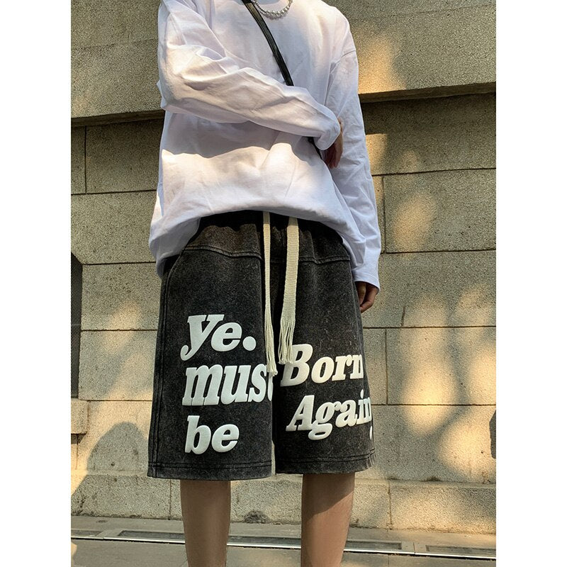 Bonsir Oversized Summer Men's Sports Printed Shorts 2023 Casual Breathable Shorts High Quality Loose Hip Hop Jogger Shorts 5XL