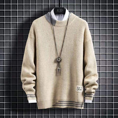 Bonsir Autumn Winter Brand Thick Sweater Men Knitted Jumpers High Quality Classic Pullover Men Clothes Soft Warm Pull Homme NEW