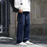Bonsir Men's Leisure Solid Color Casual Pants Male Cargo 3 Color Straight Pants Loose Fashion Trend Trousers Plus Size M-2XL