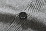 Bonsir Harajuku Spliced Autumn Cardigan New Sweater Male V-neck Color Matching Wave Pattern Knit Sweater Pull Homme Korean Sweaters