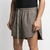 Bonsir Men's Shorts New Retro Sports Fitness Split Shorts Men's Korean Version of Loose Power Shorts Five-point Pants