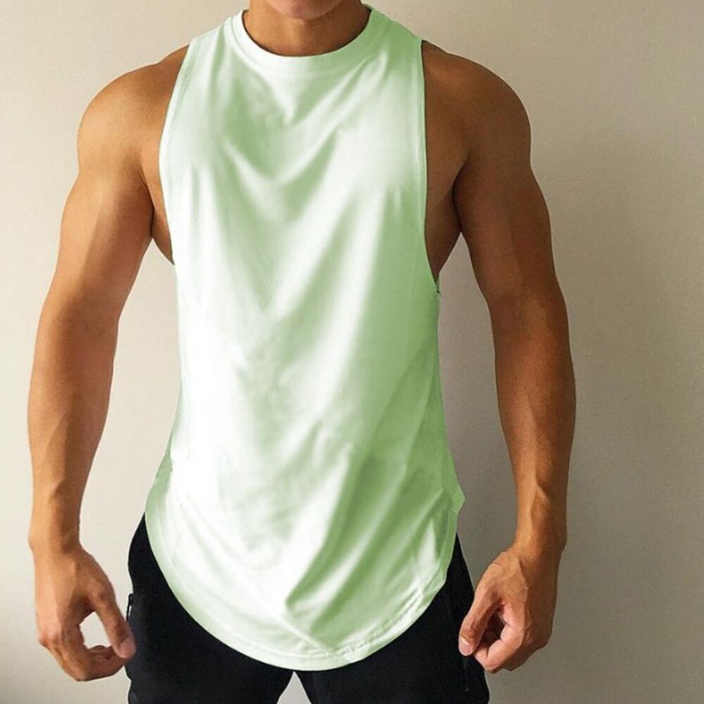 Bonsir Bodybuilding Sport Vest Men Joggers Gyms Fitness Workout Sleeveless Tees Sexy Singlet Summer Casual Loose Tank Tops Undershirt