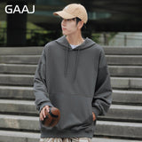 Bonsir Cotton Hoodies Sweatshirt Men,Spring Autumn Fashion Loose Hoodie,Korean Brand Plain Hood Clothing,Y2K Woman Oversized Streetwear