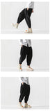 Bonsir Vintage Corduroy Pants Men Harajuku Japanese Pink Retro Streetwear Black Trousers Male Oversize Men's Casual Loose 5XL