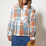 Bonsir Casual Long Sleeve Turn-down Collar Shirts Men Autumn Fashion Plaid Printing Tops Cardigan For Mens Spring Trend Button-up Shirt