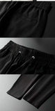 Bonsir Spring Autumn Pleated Sets Men Fashion Casual Solid Long Sleeve Blazer And Trousers Two-piece Men Suits Korean Loose Clothing