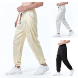 Bonsir Chinese Style Pants Men long Sweatpants Trousers Men Casual Lightweight Spring Summer Men Joggers