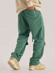 Bonsir  Autumn Warm Vintage Green Cargo Pants Men Cargo Trousers Male Loose Casual Streetwear Hip Hop Pockets Men's Clothing