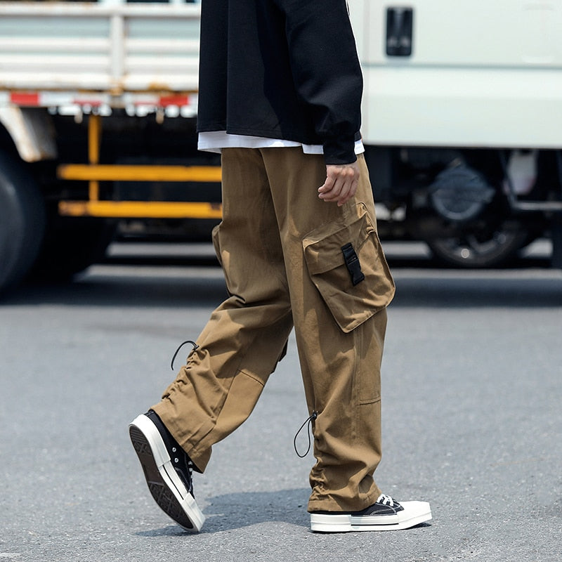 Cargo Pants Men Streetwear New Vintage Baggy Pants Casual Korea
