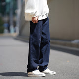 Bonsir Men's Leisure Solid Color Casual Pants Male Cargo 3 Color Straight Pants Loose Fashion Trend Trousers Plus Size M-2XL