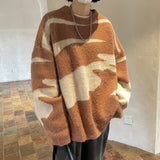 Bonsir Winter Sweater Men Warm Fashion Casual Knit Pullover Men Korean Loose Oversized Long Sleeve Sweater Mens Jumper Clothes M-2XL