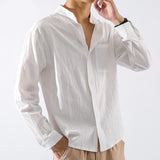 Bonsir New Long Sleeve Shirts Men's Fashion Fall Casual Shirts Men's Slim Fit