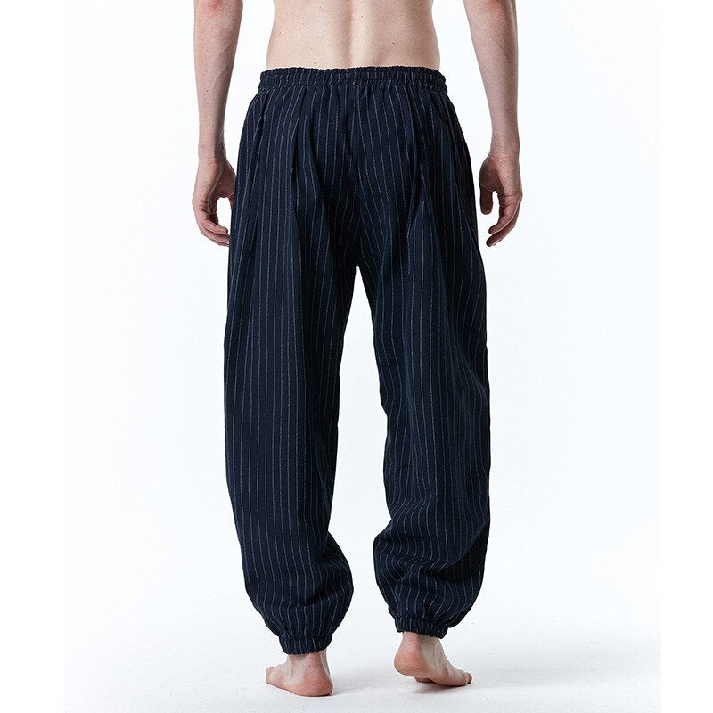 Bonsir Men Pants New Men's Loose Pants Male Casual Fashion Color Pants Trousers Stripe Plus Size Sweatpants