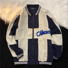 Bonsir Varsity Baseball Bomber Jackets Women Hip Hop Harajuku Corduroy Letter Embroidery Men Jackets Streetwear Unisex College Coats