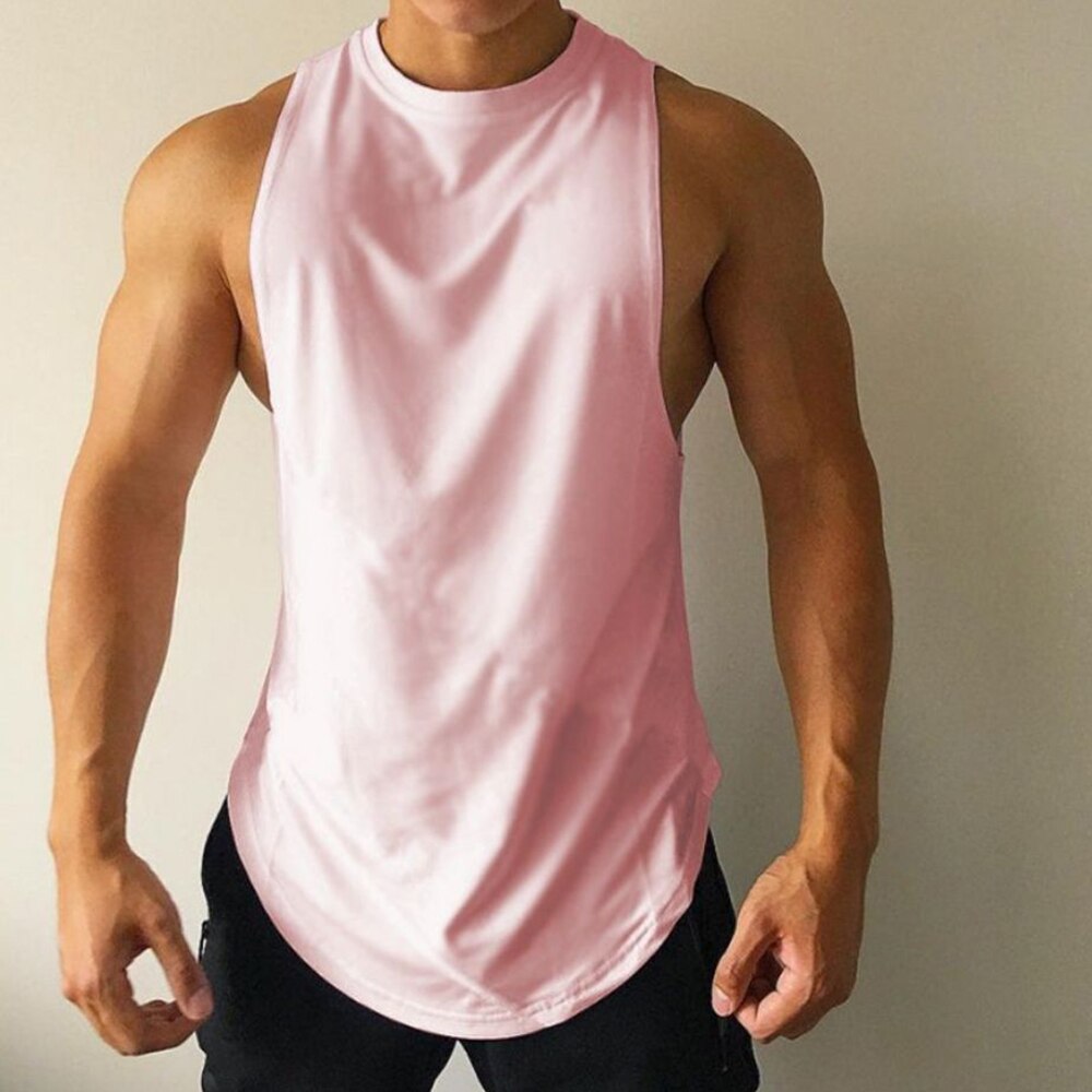 Bonsir Bodybuilding Sport Vest Men Joggers Gyms Fitness Workout Sleeveless Tees Sexy Singlet Summer Casual Loose Tank Tops Undershirt