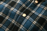 Bonsir Men Flannel plaid shirt men's style jacket New Autumn Casual Long Sleeve Shirt Soft Comfort Slim Fit Styles Brand Man Plus Size