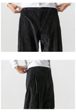 Bonsir Vintage Corduroy Pants Men Harajuku Japanese Pink Retro Streetwear Black Trousers Male Oversize Men's Casual Loose 5XL