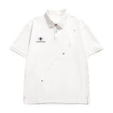 Bonsir Mens Neutral Casual T-shirt 2023 Summer New Street Rivet Slit Polo Shirts Tee LGBT Design Sense Short-sleeved Lapel Top Camiseta