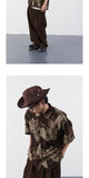Bonsir Summer New Fashion Retro Shirts Hawaiian Print Drape Loose Beach Short Sleeve Button Up Shirts Men Casual Korean Clothes