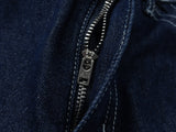 Bonsir Harajuku Solid Color Multi-pockets Jeans Pants Men and Women Straight Cargo Pants Washed Streetwear Baggy Casual Denim Trousers