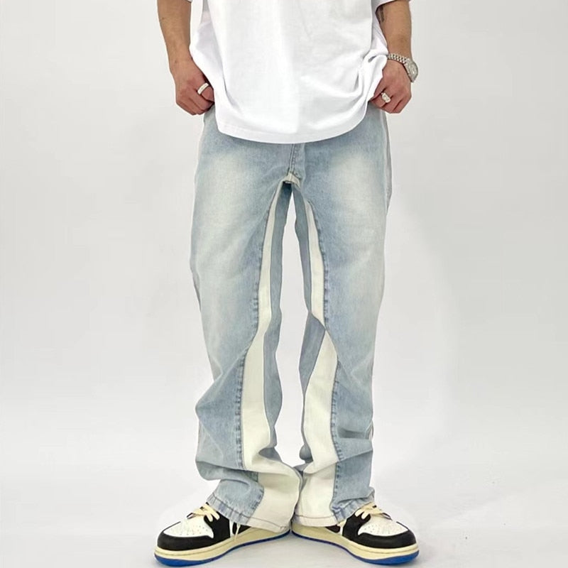 Retro Denim Shorts Jeans Y2k Letter Printed Jorts Casual Loose