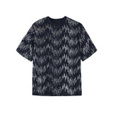 Bonsir High Street Men's Sequin T-shirts Summe New Fashion Niche Design Casual Tee Male Trendy Short Sleeve Tops Korean