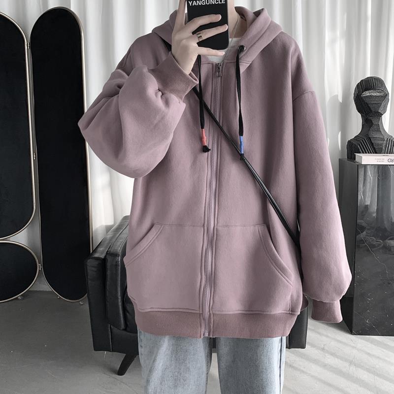 Bonsir S-3XL 9 Colors Sportswear Men's Grey Hoodies Spring New Casual Trend Large Men's Loose Korean Long Sleeve Hooded Sweatshirts