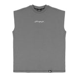 Bonsir Summer Men's Clothes Casual Loose O Neck Sleeveless T Shirts Fashion Letter Print Simple Sports Tees Shirt Men Leisure Tank Tops