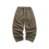 Bonsir Men Japanese Fashion Outdoor Water Proof Loose Casual Cargo Pants Cityboy Streetwear Hip Hop Wide Leg Trousers Male Pants