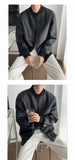 Bonsir Men's Black Color Pu Leather Jackets Fashion Casual Baseball Jackets Loose Casual Coats High-quality Outerwear Size M-4XL